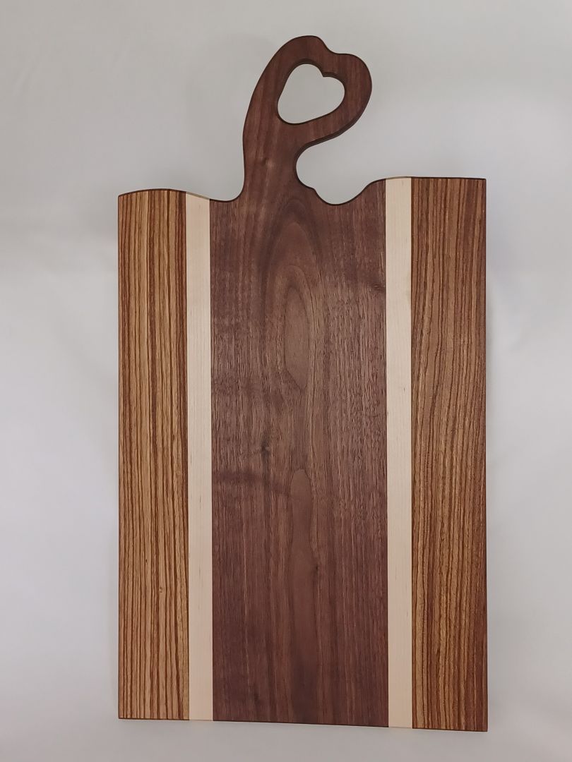 Walnut & Zebrano with Maple