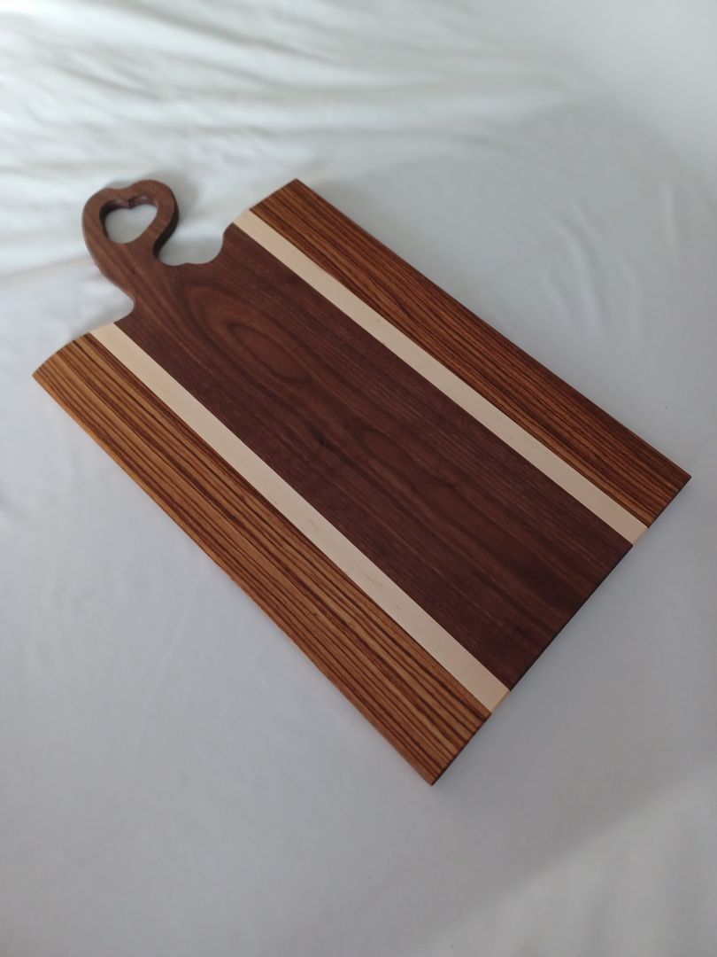 Walnut & Zebrano with Maple