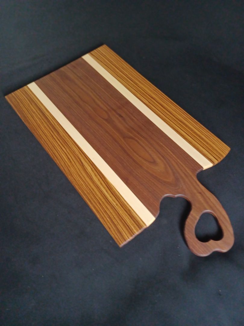 Walnut & Zebrano with Maple