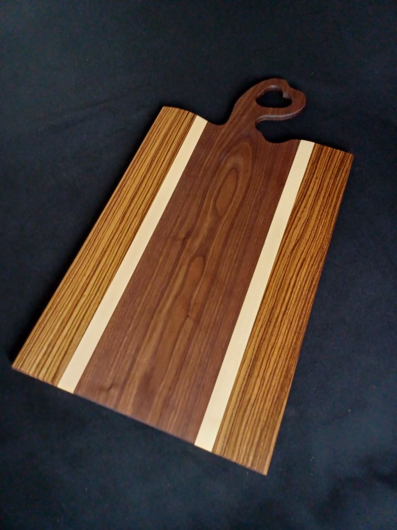 Walnut & Zebrano with Maple