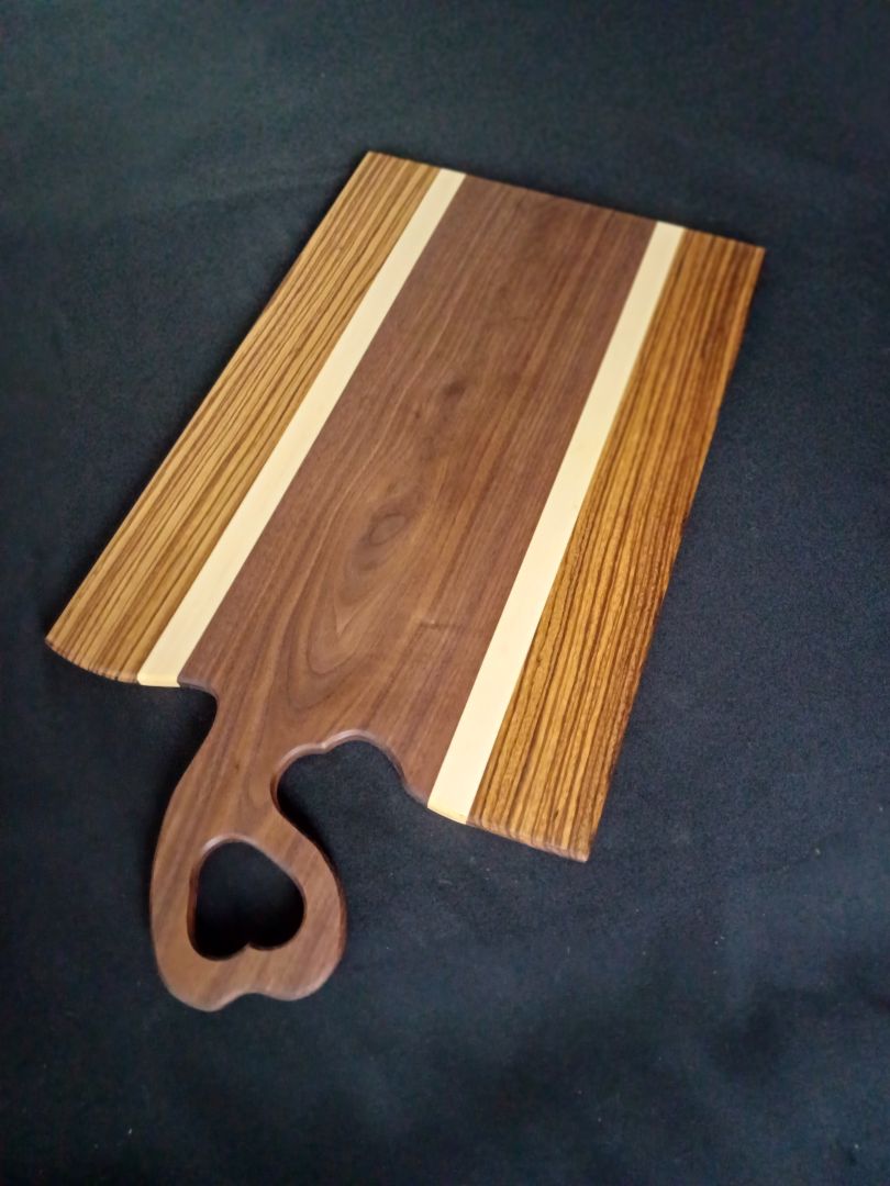 Walnut & Zebrano with Maple