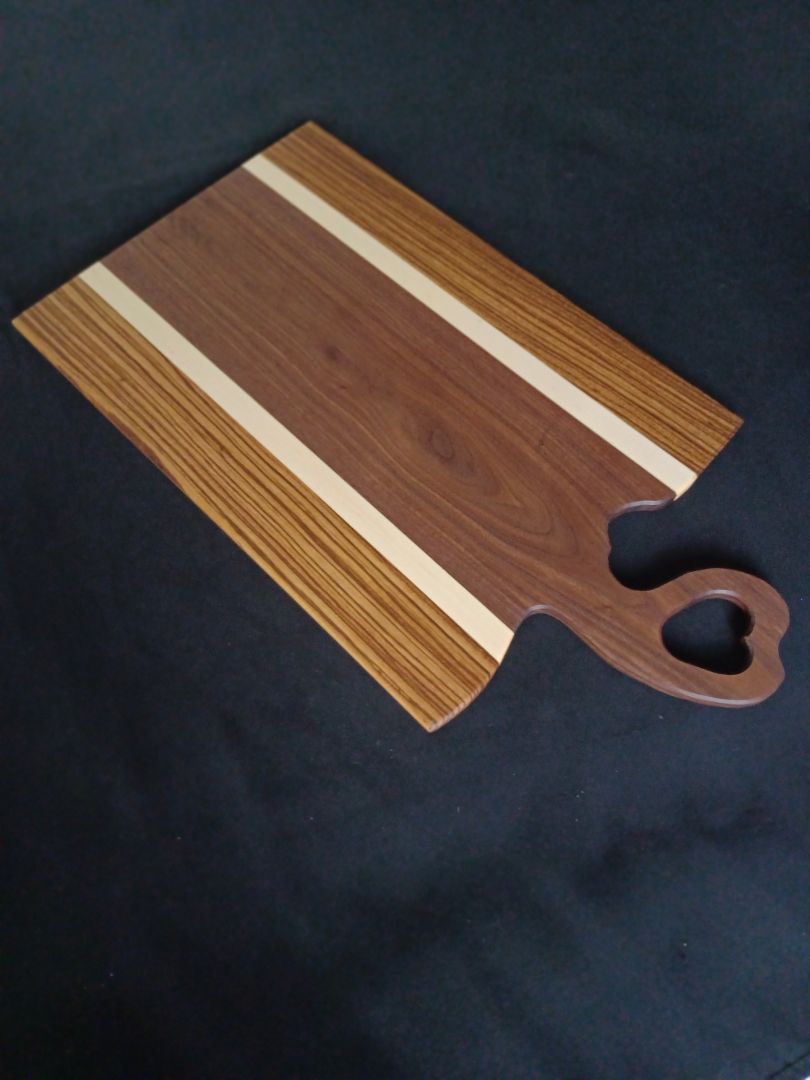 Walnut & Zebrano with Maple